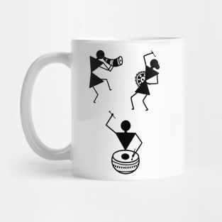 Warli Art musicians Mug